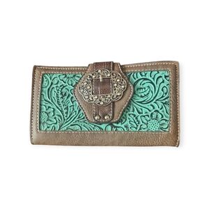 Embossed Vegan Leather Wallet
